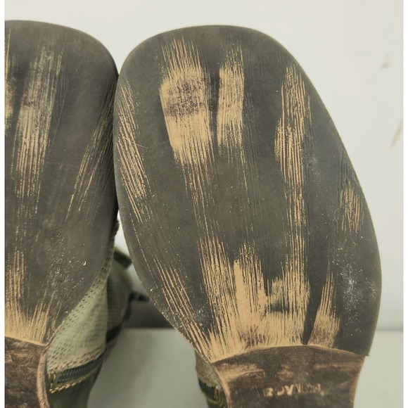 Rovers Womens Boots Green Leather Lace Up Zip Ankle Mid Calf Casual Stylish - Picture 8 of 12